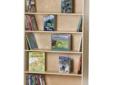 Brown Guidecraft Kid's Bookcase Best Deals !
Brown Guidecraft Kid's Bookcase
Â Best Deals !
Product Details :
Stylish, single-sided bookcase fits flush against walls, has 6 display shelves each approximately 11.5" deep, and features a top ledge for storing