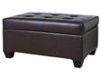Brown Skyline Furniture Storage Ottoman Best Deals !
Brown Skyline Furniture Storage Ottoman
Â Best Deals !
Product Details :
Add seating and storage to any room in your home with this modular style storage ottoman. It has a bonded leather surface with