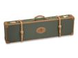 Leather/Canvas Universal Case, Olive/BrownSpecifications: - Shell: Solid wood frame ? Canvas covered ? Full-grain reinforced leather trim- Padding Type: Soft wool lining with movable padded support blocks- Hinge: Three solid brass hinges- Special