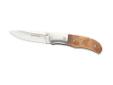 Wingman Knife - Burl WoodSpecifications:Description/Name: Wingman Knife Blade Description: Drop point with Browning logo Main Blade Length: 2 1/2" Type Description: Folding liner lock Steel Description: Stainless Color Description: Brown Handle