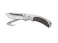 Obsession G-10 2-blade Knife- Folding lockback- Blades: SandvikÂ® 12C27 stainless steel- Handles: Stainless steel with G-10 inserts- Accessories: Nylon sheath included- Main Blade Length: 3 1/4"
Manufacturer: Browning
Model: 322711
Condition: New
Price: