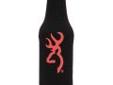 AES Outdoors BR-BTL-BLKR Browning Bottle Coozie Black/Red
This is a Browning logo zip-up koozie that fits any 12 oz. beverage bottle. Made from 3 mm neoprene (wetsuit material) with a sewn base. Steel zipper has Browning logo.
Features:
- Browning