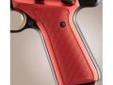 "
Hogue 72172 Browning BuckMark Grips Checkered Aluminum Matte Red Anodized
Hogue Extreme Series Aluminum grips are precision machined from solid billet stock Aerospace grade 6061 T6 aluminum. Carefully engineered and sized for ultimate fit, form and