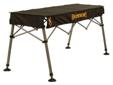 If you're looking for the ultimate camp table for all your outdoor activities, this is the table for you! Unlike any other design on the market, this table has two adjustable height levels and a hard table top, so it's certain to be the most sturdy,