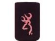 "
AES Outdoors BR-CAN-Pink Browning Can Coozie Black/Pink
This Browning can koozie is made from 3 mm neoprene ""wetsuit"" rubber. The koozie fits 12-ounce cans, folds flat to fit in pockets or purses, and is a great beverage insulator to have with you