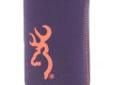 "
AES Outdoors BR-CAN-NO Browning Can Coozie Navy/Orange
This Browning can koozie is made from 3 mm neoprene ""wetsuit"" rubber. The koozie fits 12-ounce cans, folds flat to fit in pockets or purses, and is a great beverage insulator to have with you when