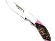"
Browning 322892B Browning For Her Knife Fixed, Pink Mossy Oak Break-Up, Box
Browning For Her, Fixed Blade, Mossy Oak Pink, Model 892
Specifications:
- Type: Fixed blade
- Blade: Swedish SandvikÂ® 12C27 stainless steel
- Handle: Aluminum with Dura-TouchÂ®