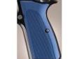 "
Hogue 09173 Browning Hi Power Grips Checkered Aluminum Matte Blue Anodized
Hogue Extreme Series Aluminum grips are precision machined from solid billet stock Aerospace grade 6061 T6 aluminum. Carefully engineered and sized for ultimate fit, form and