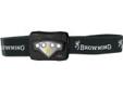 Browning Pro Hunter 3325 Head Torch - LED - AAA - PolymerBody - Black 3713325
Based on the best-selling Pro Hunter RGB flashlight, the new RGB headlamp features the same extremely functional LED set with two high-intensity LEDs for long distance, a