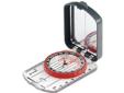 A mirrored map compass with a flip-top lid, the 16 adorns declination scales and luminous points on its clear baseplate. A great compass for the survival kit.2.9"x2.1"x4.2" 1.8 oz 2Â° graduations Luminous points Protective cover with sighting mirror