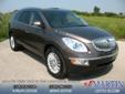 Tim Martin Plymouth Buick GMC
2303 N. Oak Road, Plymouth, Indiana 46563 -- 800-465-5714
2008 Buick Enclave CXL Pre-Owned
800-465-5714
Price: $25,900
Description:
Â 
New to the Tim Martin Buick GMC lot is this Gorgeous Brown Metallic Cocoa 2008 Buick