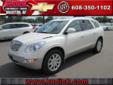 2011 Buick Enclave CXL $25,988
Kudick Chevrolet Buick
802a N.Union ST
Mauston, WI 53948
(608)847-6324
Retail Price: $30,988
OUR PRICE: $25,988
Stock: 13233A
VIN: 5GAKRBED3BJ357144
Body Style: Crossover
Mileage: 40,070
Engine: 6 Cyl. 3.6L
Transmission: