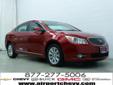 Make: Buick
Model: LaCrosse
Color: Crystal Red Tintcoat
Year: 2013
Mileage: 44
Heated Leather Seats, Rear Air, Overhead Airbag, LEATHER PREFERRED EQUIPMENT GROUP , Alloy Wheels, Back-Up Camera, Hybrid. FUEL EFFICIENT 36 MPG Hwy/25 MPG City! Crystal Red