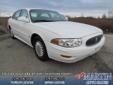 Tim Martin Plymouth Buick GMC
2303 N. Oak Road, Plymouth, Indiana 46563 -- 800-465-5714
2003 Buick LeSabre Custom Pre-Owned
800-465-5714
Price: $7,000
Description:
Â 
Save BIG and drive in style with this Used 2003 Buick LeSabre! You will enjoy your ride
