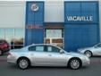 Vacaville Buick GMC
350 Orange Drive, Â  Vacaville, CA, US -95687Â  -- 707-453-1137
2011 Buick Lucerne 4dr Sdn CXL
Call For Price
Click here for finance approval 
707-453-1137
Â 
Contact Information:
Â 
Vehicle Information:
Â 
Vacaville Buick GMC
Contact Us
Â 