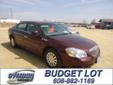 2006 Buick Lucerne CX $9,950
Symdon Chevrolet
369 Union ST Hwy 14
Evansville, WI 53536
(608)882-4803
Retail Price: Call for price
OUR PRICE: $9,950
Stock: 141021
VIN: 1G4HP57216U184932
Body Style: Sedan
Mileage: 93,621
Engine: 6 Cyl. 3.8L
Transmission: