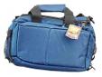 Bulldog Cases Deluxe Soft Range Bag with 13" x 7" x 7" Strap Navy. The Bulldog Deluxe range bags are constructed of heavy duty durable nylon with a water resistant outer shell. Additional features include a large main compartment with removable divider,
