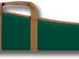 Green with Camel Trim 52"Inside measurement:Fits guns up to 50"**We deduct 2" to give room for the zipper**Height: 7"- 1 1/2" total soft padding- Full-length zipper with pull- Durable Nylon water-resistant outer shell- Brushed Tricot soft