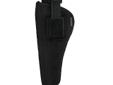 Black/Black Trim Size 24 - Small Frame Revolvers 2-2 1/2" BarrelCustom Fit HolstersAssurance of Quality- Four wall construction- Outer wall fabric is heavy-duty, 1200 Denier water-resistant Nylon- Inner wall has a vinyl vapor barrier, deluxe padding and a