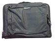 Black Range Bag Mini- Heavy-duty Nylon, water-resistant outer shell- Inside pockets for clip and ammunition storage- Outer pocket for extra storage- 11" x 7" x 2"
Manufacturer: Bulldog Cases
Model: BD915
Condition: New
Price: $15.85
Availability: In