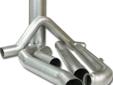 This Rapid Flow Exhaust System (Ford) is designed and built with absolute minimal degree angles and bends; the exhaust is bent at a 6 in bend radius. The effect if the most free flowing low back pressure system in the industry. This kit includes a