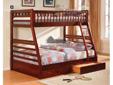 CALL AND PLACE YOUR ORDER TODAY: (909)833-1544
WE CAN DELIVER EVERYWHERE IN SOUTHERN CALIFORNIA FOR A GREAT PRICE!!!
ALL SETS ARE BRAND NEW IN THE BOXES AND REQUIRE ASSEMBLY WHICH IS AN EXTRA CHARGE!!!
Twin/Full Bunk Bed with 2 Underbed Drawers $299