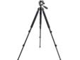The titanium model features three-position leg angle adjustment, three-way pan head, two pan and tilt handles and a gearless reversible center column. This is the ultimate stand-up tripod. Max Height: 63"
Manufacturer: Bushnell
Model: 784040
Condition: