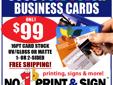 Business Card printing Companies offer 5000 Full Color Business Cards Only $99 Cheap Business Cards
Need Something Else Printed? We Do it ALL!
Call or email us today!
Call: 1-888-710-0054 or email: sales @no1print.com
LOWEST PRICES IN THE USA -