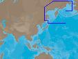 Coverage of Kamchatka Peninsula and Kuril Islands in Russia. It covers Provideniya, Anadyr, Agattu Island, Dezhnev, magadan, Pertropavlovsk kamchatskiy, Shelikhovo, Mys Temnyy, Nerpa, Sushchevo, and Sovetskaja-Gavan in Russia. It also covers Fureporo,