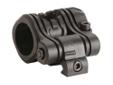 CAA 1" Flashlight, Laser Picatinny Rail Mount Black. The CAA Tactical Flashlight & Laser mount allows the operator to mount flashlights and lasers having a 1" barrel diameter to a weapon equipped with a standard 1913 Picatinny rail. Having the light