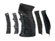 CAA AK47 6-Piece Interchangeable Customizable Pistol Grip Black. Six pieces rubberized interchangeable pistol grip - allowing the operator to customize their grip to fit all hand sizes for maximum comfort & control. Easily replaces the original