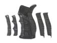 CAA AR15 6-Piece Interchangeable Customizable Pistol Grip Black. Six pieces rubberized interchangeable pistol grip - allowing the operator to customize their grip to fit all hand sizes for maximum comfort & control. Easily replaces the original M16 pistol
