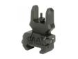 CAA Low Profile AR15 Front Flip-Up Sight Black. Very low profile & slim shape. Can be use as primary or back-up sights. Picatinny mount. Side operating for both left/right handed users. Simple zeroing mechanism. No gunsmith required, Mill-standard,