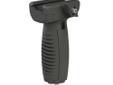 CAA Short Vertical Grip with Storage Compartment Black. Ergonomic vertical grip with rubber inserts & compartment. Incorporates a storage compartment. Rubberized front & back for comfortable non slip grip surface. No tools required, captive thumb nut.