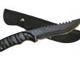 UPC Code: 814716014554Manufacturer: CAAModel: TacticalModel: HuntingType: Fixed Blade KnifeFinish/Color: Black MatteEdge: PlainDescription: Black Coated 440 Steel with .58Rc HardnessAccessories: SheathSize: 13.6"Frame/Material: Molded PlasticManufacturer