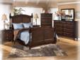 Contact the seller
Signature Design By Ashley Camdyn B506-Set2, The " Cottage Dark Brown" bedroom collection uses a rich finish along with rustic details to create a warm inviting furniture collection that is sure to enhance the beauty and style of any
