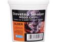 Camerons Products Indoor Smoking Alder Chips, Superfine, 1 PintFamous in the Pacific Northwest for smoking salmon, this mild wood is the chef's smoke of choice when looking to create a delicate smoky flavor. Excellent with all seafood and
