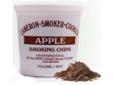 Camerons Products Indoor Smoking Apple Chips, Superfine, 1 PintThis fruitwood is more complex than alder, yet is still quite mild. Excellent for game fish and poultry. This wood also works quite well when soaked in water then sprikled over the coals of