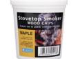 Camerons Products Indoor Smoking Maple Chips, Superfine, 1 PintCreates subtle flavors, and is perfect for creating just the right balance of taste in delicate foods, especially when smoking cheese, nuts,salt, garlic and vegetables. Think of this wood as