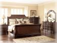 Contact the seller
Millennium Camilla B622-Set4, With a rich finish and ornate details, the " Traditional Classics Brown Cherry Stain Finish" bedroom collection takes rich traditional design to create an atmosphere of sophistication that is sure to