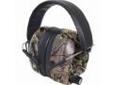 "
Radians 430/EHP4UCS Camo Ear Cup - Black Headband
RADIANS CAMO ELECTRONIC EARMUFF
Radians 430-EHP4UCS Camo is an electronic sound amplification earmuff. One independent microphone picks up and amplifies low sound level noises. Compact folding feature