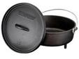 Camp Chef Classic 12"" Cast Iron Dutch Oven - 6quart 12"" Diameter - Dutch Oven SDO12
Prepare delicious meals with the hearty flavor only achieved with cast iron cookware. This Classic SDO-12 12"" Cast Iron Dutch Oven features three legs. a handled lid