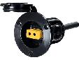 Flush Mount Power PortOur new power port allows for quick thru-hull connection to a Cannon Downrigger Power cable. It quickly connects to the yellow female battery end plug from your downrigger, with no need to cut or splice wires. The watertight cover