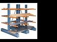Cantilever racks! Pallet racks & warehouse equipment!!
10-12 feet high Cantilever Racks with 3 - 4 feet long arms at the best prices in the Bay Area.
Also available:
We have a full-line of:
Â· Pallet racks
Â· boltless shelving ( space-saver)
Â· cantilever