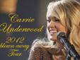Carrie Underwood Tickets - Blown Away Tour!
Find Carrie Underwood tickets for all Blown Away Tour Concerts now online. This tour is very popular so be sure and lock in your Carrie Underwood tickets early to get the best possible seating. Find a complete