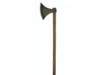 The Viking Axe is of typical pattern, capable of cleaving helms or armour with impunity. They feature forged heads with sharp tempered edges and hardwood shafts. The shaft is approximately 30 Â½? long.Specifications:- Overall length: 35"- Weight: 4lbs 8oz-