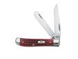 A Case original, Pocket Worn Old Red Bone knives combine the best qualities of a faithful, old pocket knife with those of one right of the box. W.R. Case Pocket Worn Old Red Bone Knives- Mini Trapper #0784- 6207 SS- Clip and Spey Blades- 3 1/2" closed-