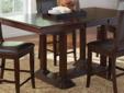 Contact the seller
Coaster Furniture CST-G101978-S, This lovely dining table will give your dining room a sophisticated style. The table features a smooth rectangular top with H-form double pedestals and an extension leaf that easily extends with an 18