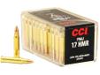 CCI Hunting 17HMR 20Gr Full Metal Jacket 50 Rounds. Whether you're harvesting game for their hide or the kitchen table, clean holes and minimal meat damage is important. CCI understands the needs of hunters and has designed ammunition with the small game