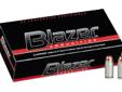 Blazer uses a non reloadable case made from high strength, aircraft gauge aluminum alloy. Clean burning propellants deliver optimum velocity while ensuring consistent chamber pressures. Cases are coated for smooth functioning and corrosion resistance. Non